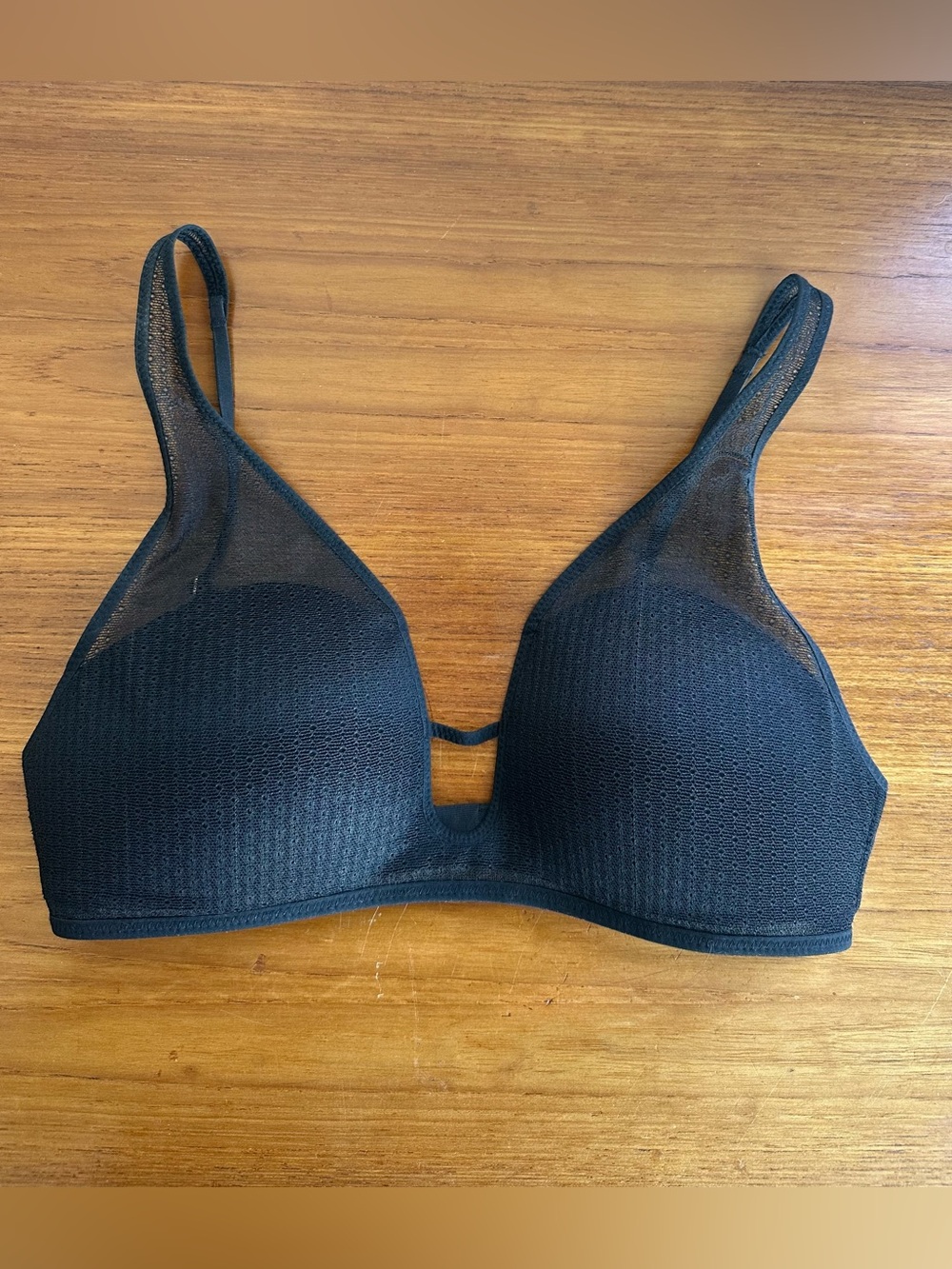 UNIQLO x MAME KUROGOUCHI | BLACK LACE BRALETTE | SIZE XS | EUC | JAPANESE DESIGN